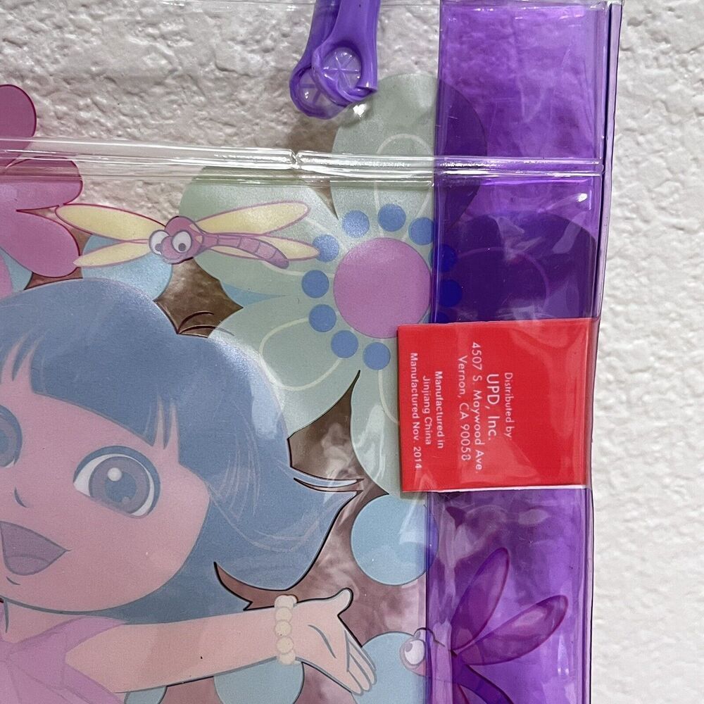 Nickelodeon Dora the Explorer Plastic Tote Party Gift Bag Purse 8" w/ TAGS - Picture 11 of 11
